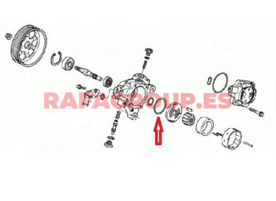 91348P2A003 - Junta tórica, conducto refrigerante